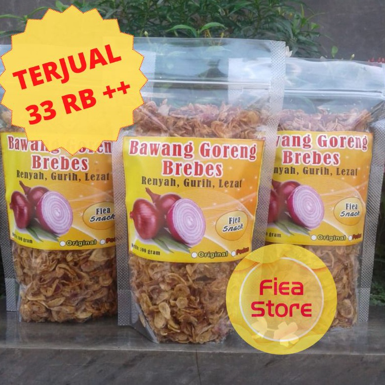 

M0del B4ru BAWANG GORENG Spesial / Bawang Goreng Brebes 100 Gram Sale of Month