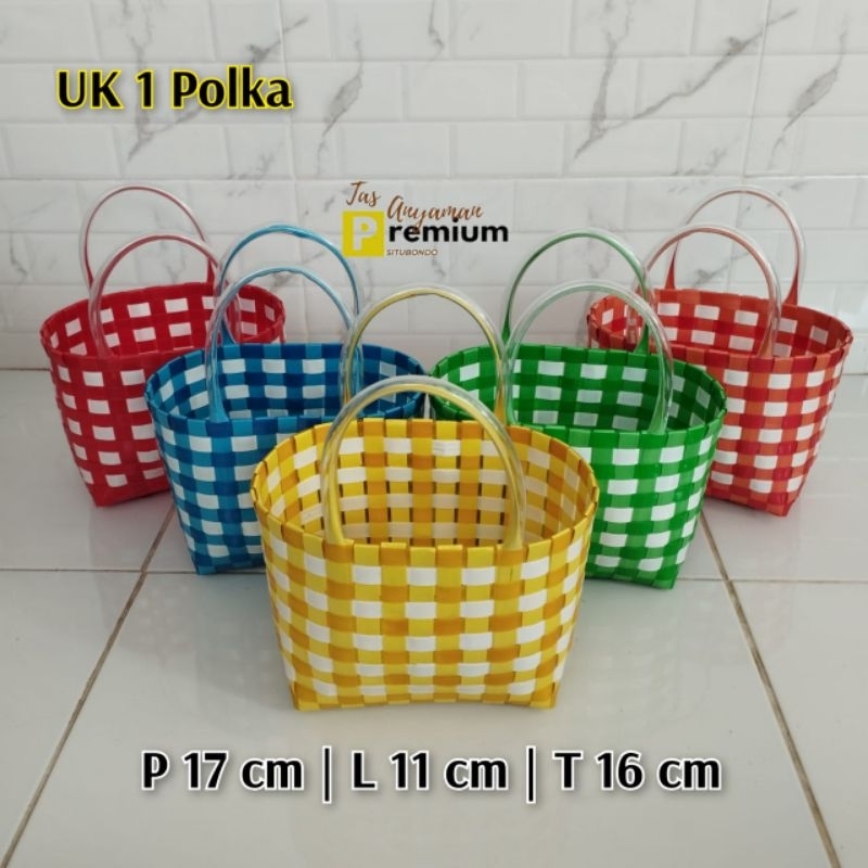 (UK1) Tas anyaman mini/Tas Souvenir