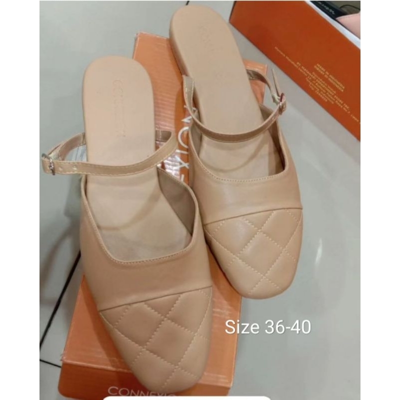 Sandal Selop Teplek Wanita Elegan Branded Connexion Original Mall
