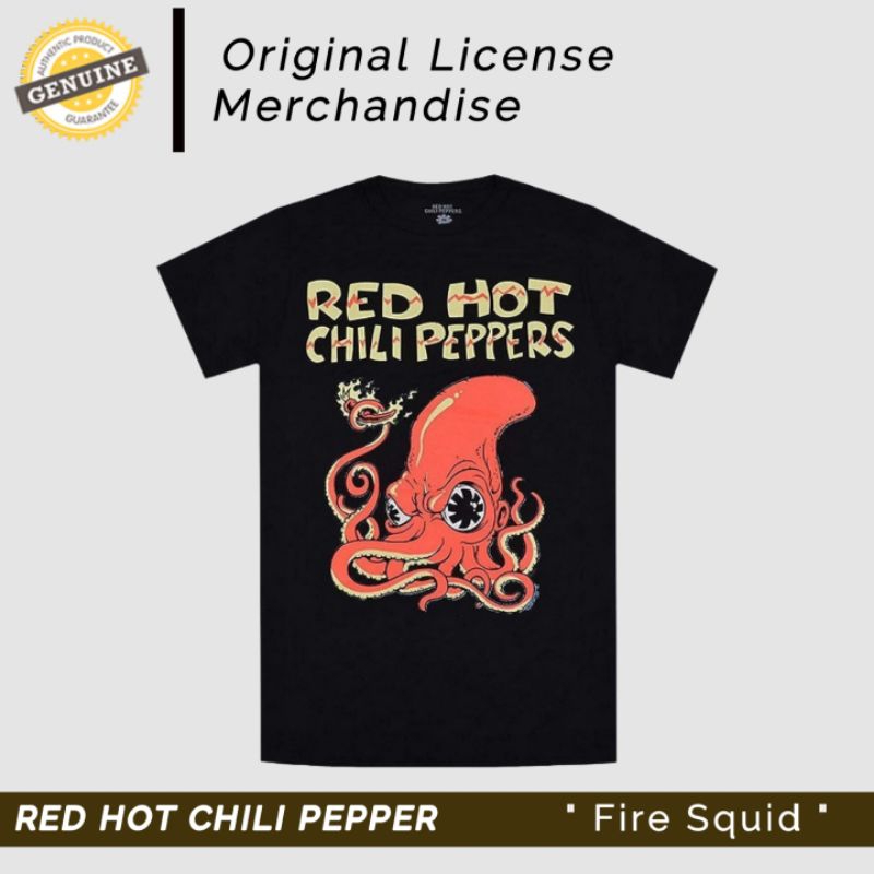 Kaos T shirt Band Music Original Tag Official Red Hot Chili Peppers ORI Import Oversized Oversize RH