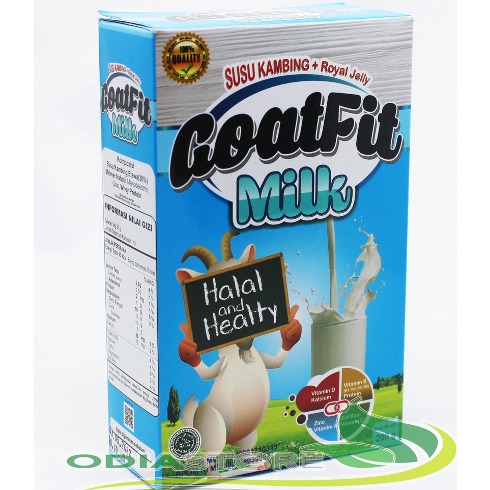 

XPJX4391 COD GOATFIT MILK PUTIH susu Kambing ettawa plus Royal jelly