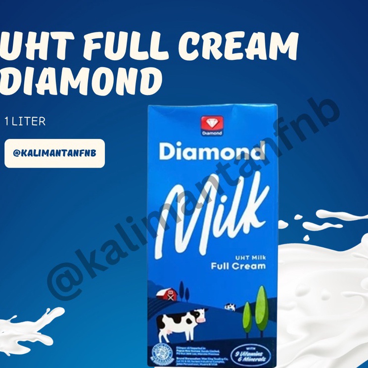 

ZZBD0406 [PROMO SALE!!!] Susu Diamond UHT Full Cream Plain 1L