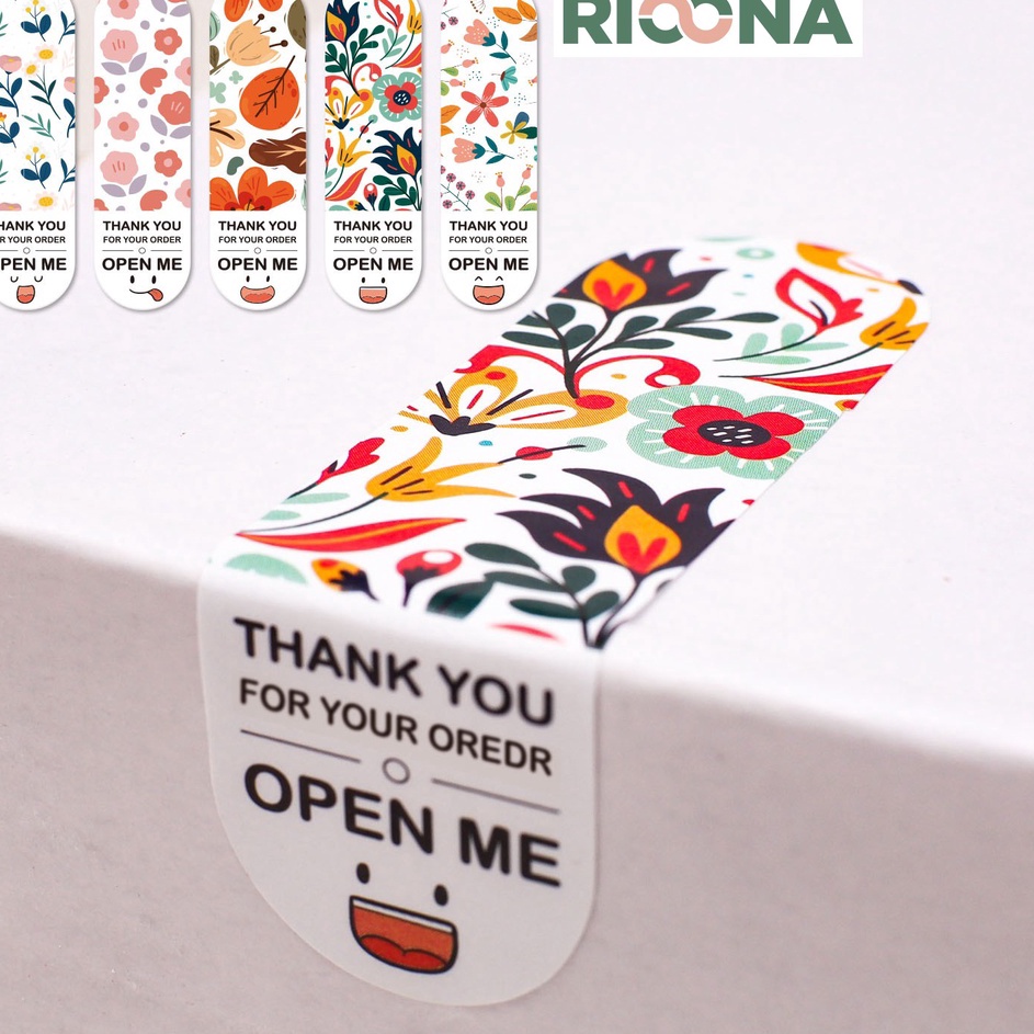 

100 pcs Stiker Label Open Me Thank You For Your Order