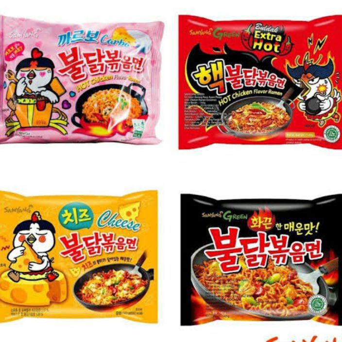 

JHJV8740 Terlaris Mie Samyang all varian 140gr || exp 2024