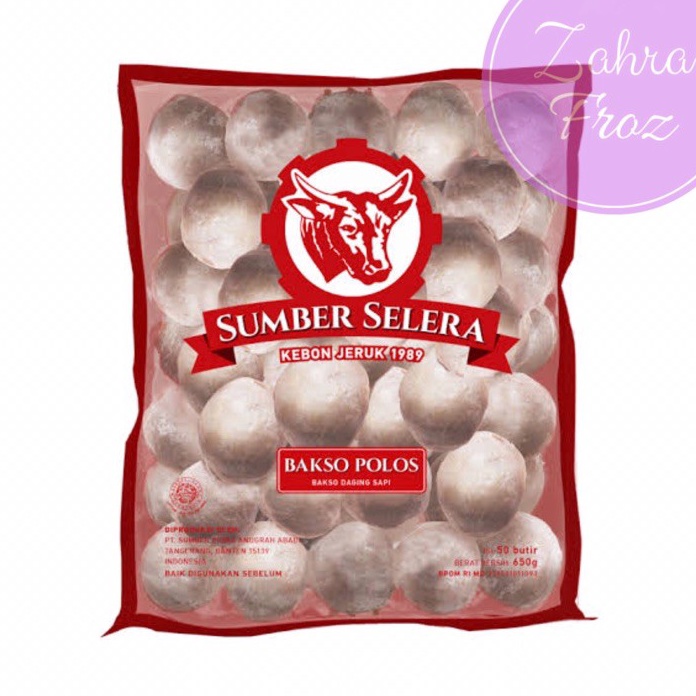 

SHMD0673 Stok terbaru BAKSO SUMBER SELERA POLOS ISI 25 ISI 50