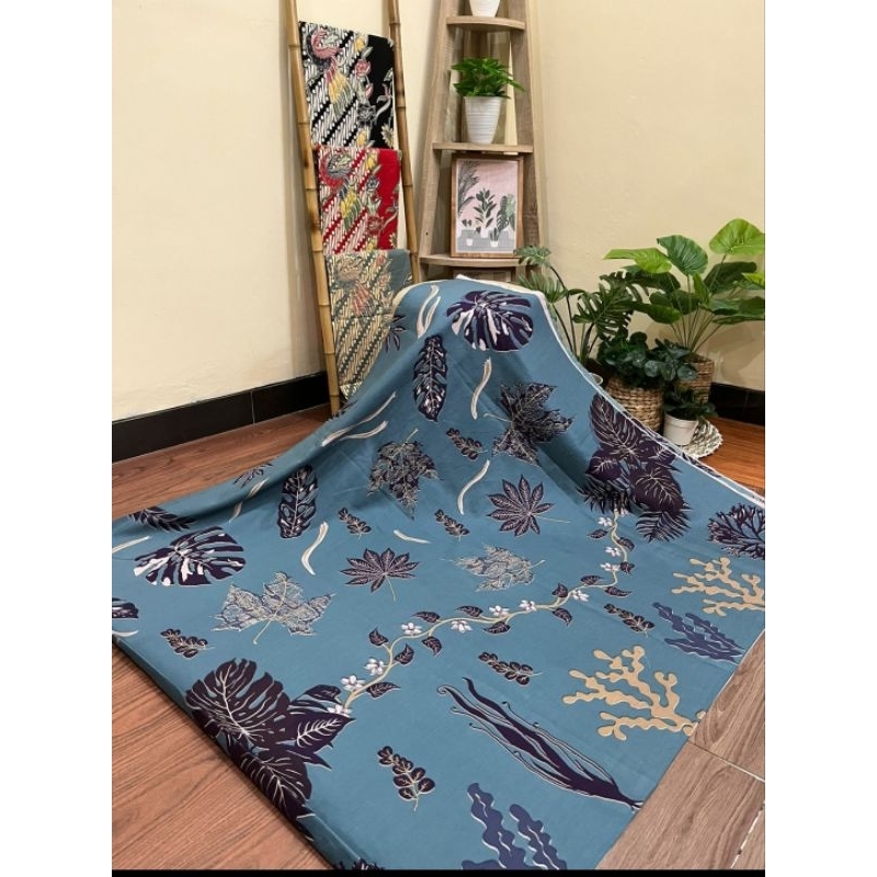 Kain Katun ecoprint Printing Batik Solo