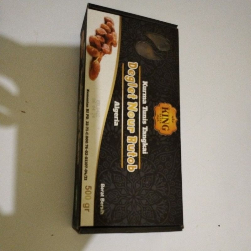 

Kurma Tunisia Tangkai King Dates 500gr