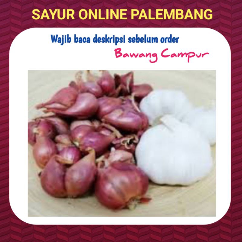 

Bawang Merah Putih Campur 250gram - Pasar Toko Sayur Sayuran Segar Online Palembang