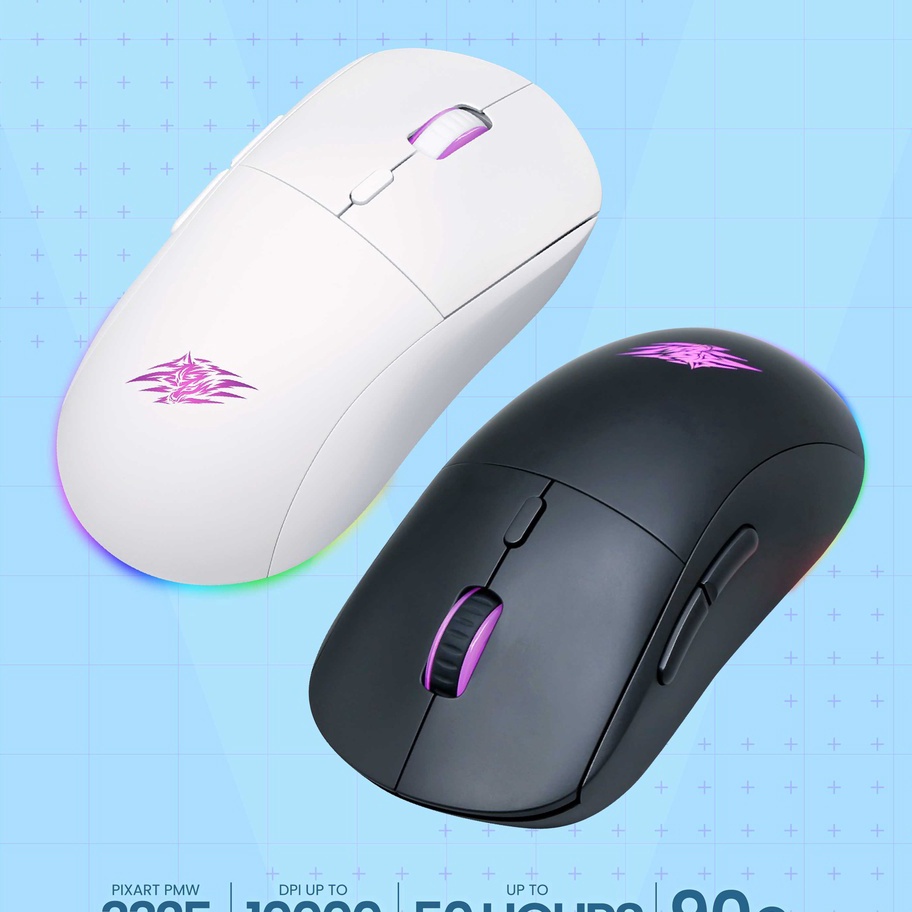 Promo Mouse Gaming Wireless RGB Dual e Sades Oculus V2