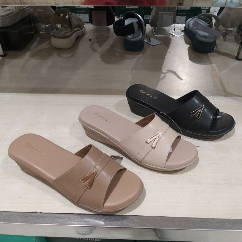 FLADEO NEW SANDAL WEDGES WANITA SUPER COMFORT & ORI SIZE 36-40