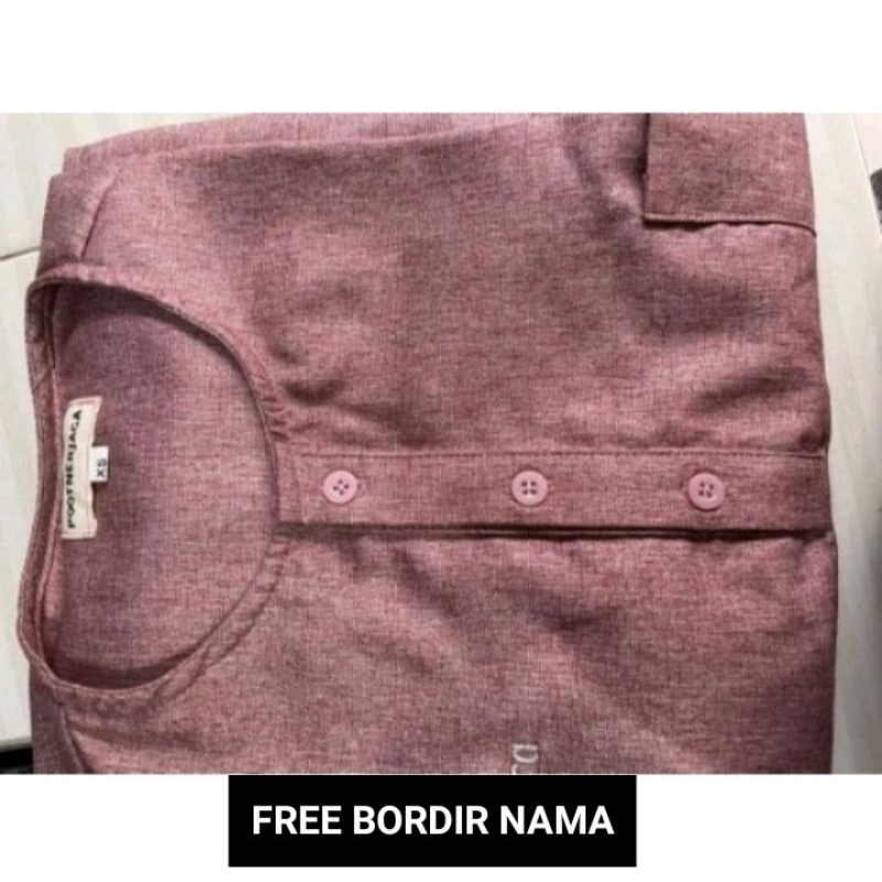 BAJU OK MEDIS,BAJU DOKTER,MODEL KERAH KANCING 3 KERAH BULAT ,BAHAN KATUN MADINAH FODU ORG