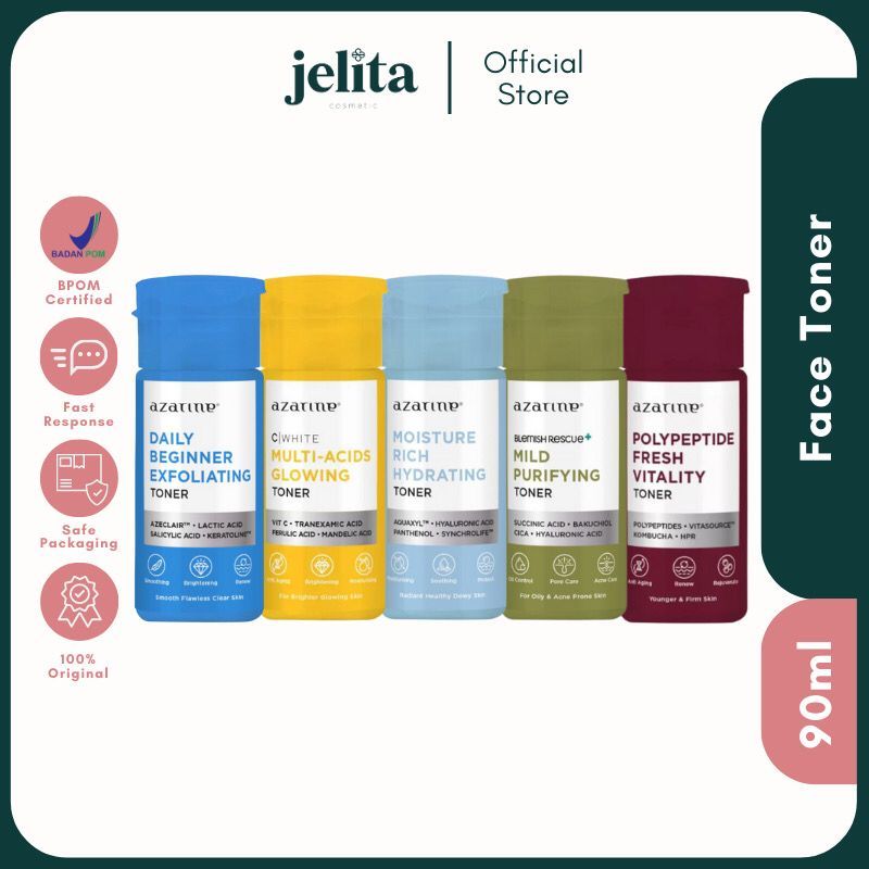 Jelita Cosmetic - AZARINE TONER SERIES