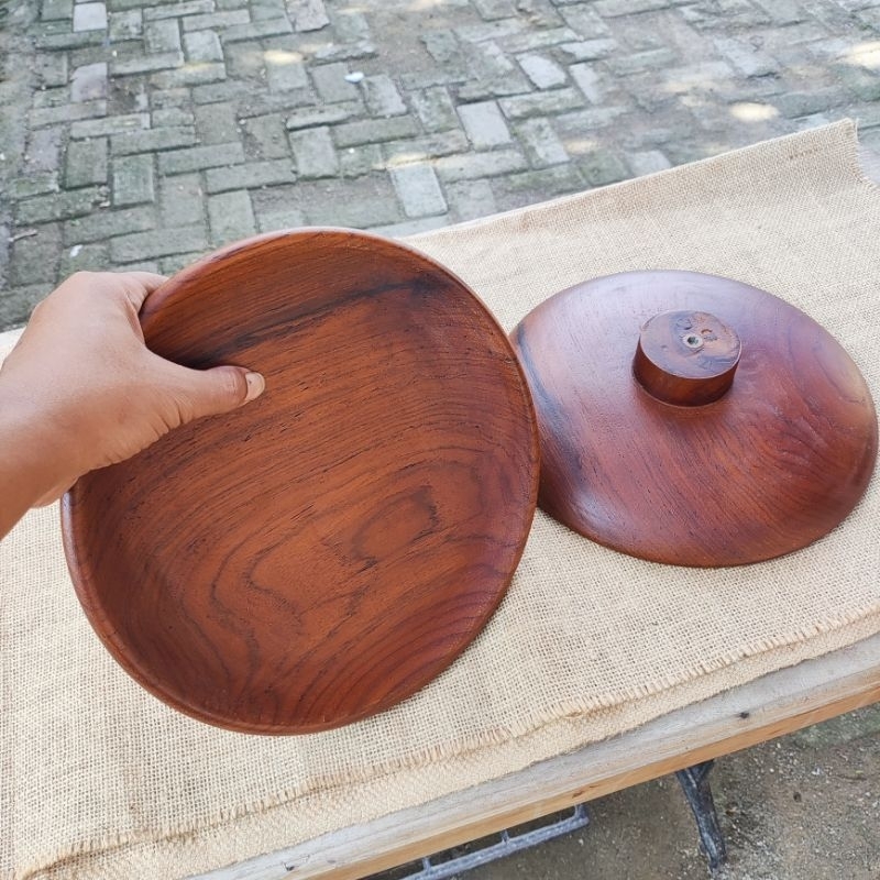 Handle tarikan pintu Kayu jati bundar melengkung Gagang pintu Tarikan Handle Kayu jati utuh