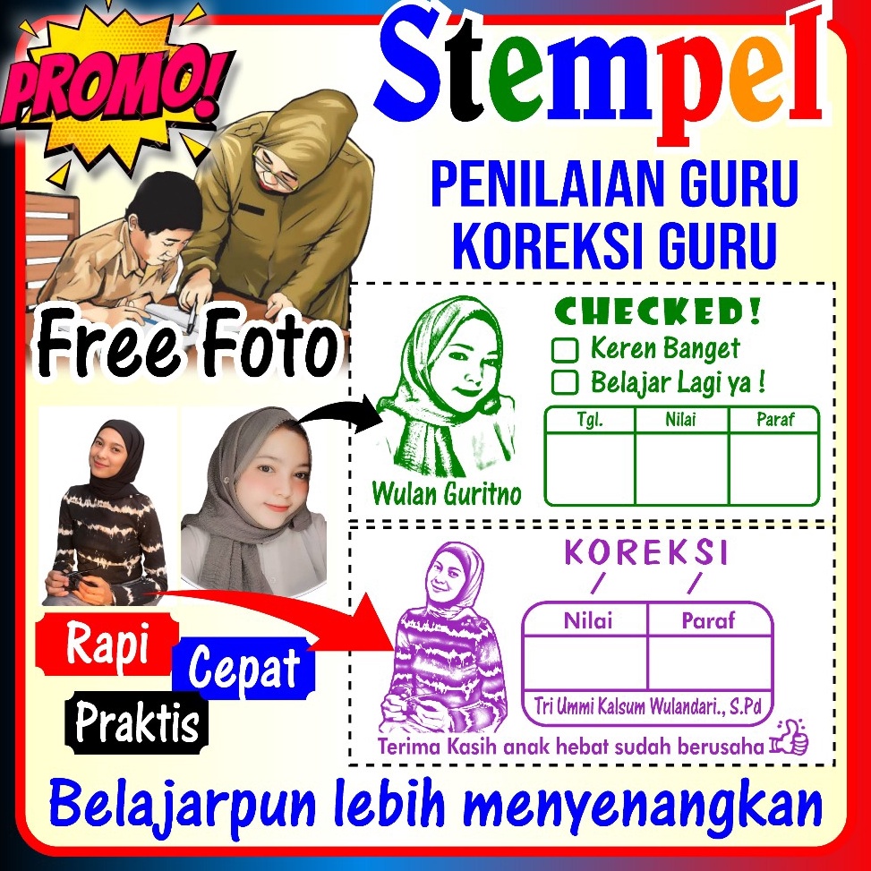 

M0del T3rkini STEMPEL REWARD MURAH / CETAK STEMPEL CHECKED PENILAIAN GURU TK SD PAUD ANAK / STEMPEL NILAI GURU CHECKED / STEMPEL Moodbooster