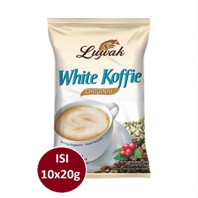 

[SNZ] ☘️MUMTAAZZTORE☘️ LUWAK WHITE KOFFIE ISI 10 SACHET ➤Buruan Beli