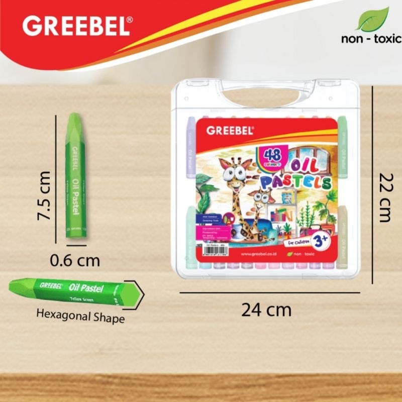 

Greebel Crayon Oil Pastel 48wr