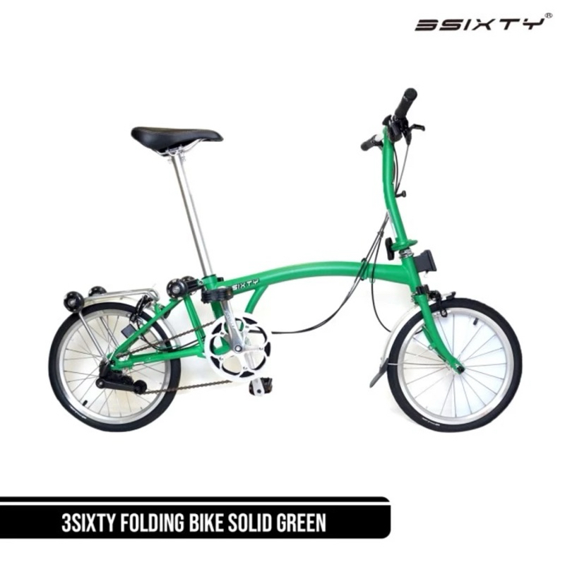 DL. 3SIXTY FOLDING BIKE SOLID GREEN
