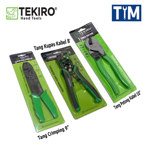 TEKIRO Tang Crimping / Tang Kupas Kabel / Tang Potong Kabel
