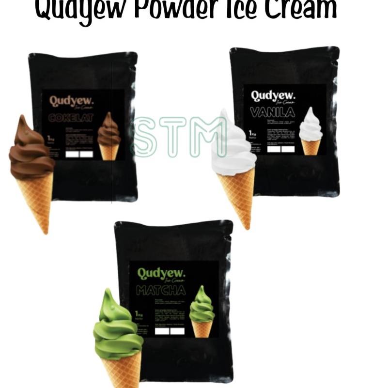 

MODEL YDE086 QUDYEW ICE CREAM POWDER 1KG / BUBUK ES KRIM 1KG