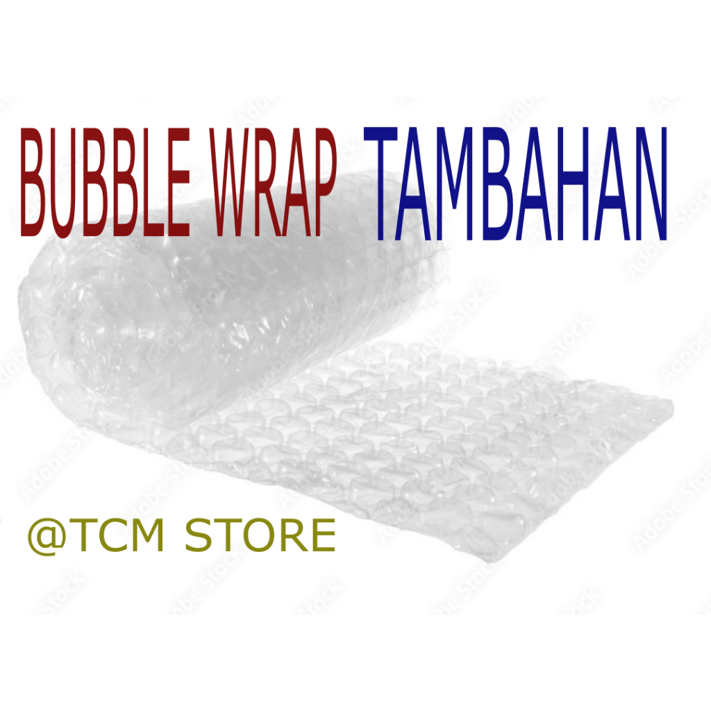

Extra Packing Bubble Wrap Tambahan | Tidak Dijual Terpisah