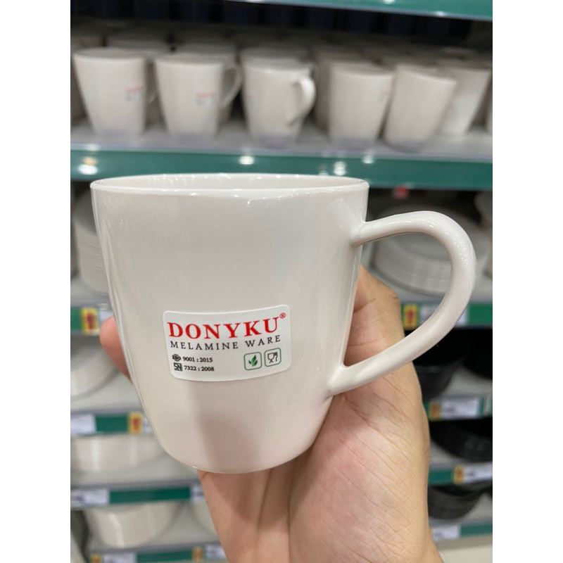 DONYKU-Gelas Gagang Putih