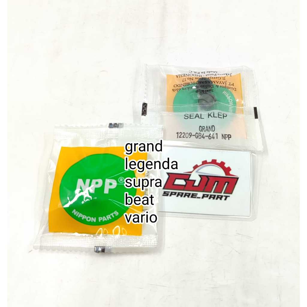 Seal sil klep grand legenda karisma kirana supra x 125 original npp
