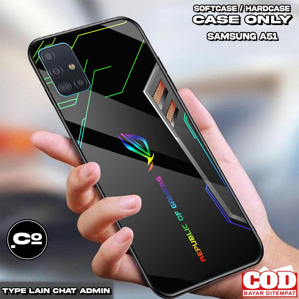 Case SAMSUNG A51 - Casing SAMSUNG A51 [ ROG ] Silikon SAMSUNG A51  - Kesing Hp - Casing Hp  - Case H