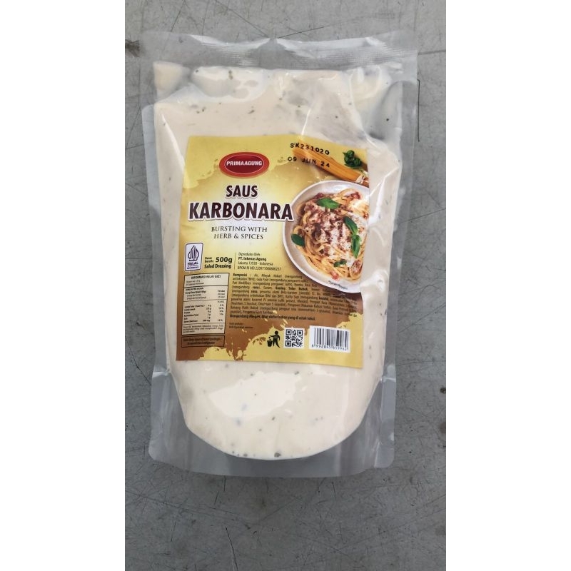 

Prima Agung Saus Karbonara 500g