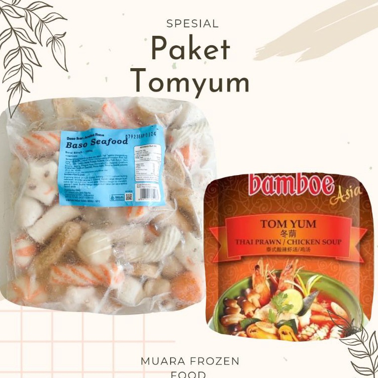 

MODEL HKK095 PAKET TOMYUM / SEAFOOD TOMYUM / PAKET MIX SEAFOOD + BUMBU 1kg