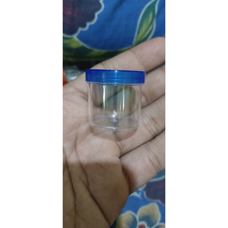 botol salep pot urine 15cc ml tutup biru botol bening