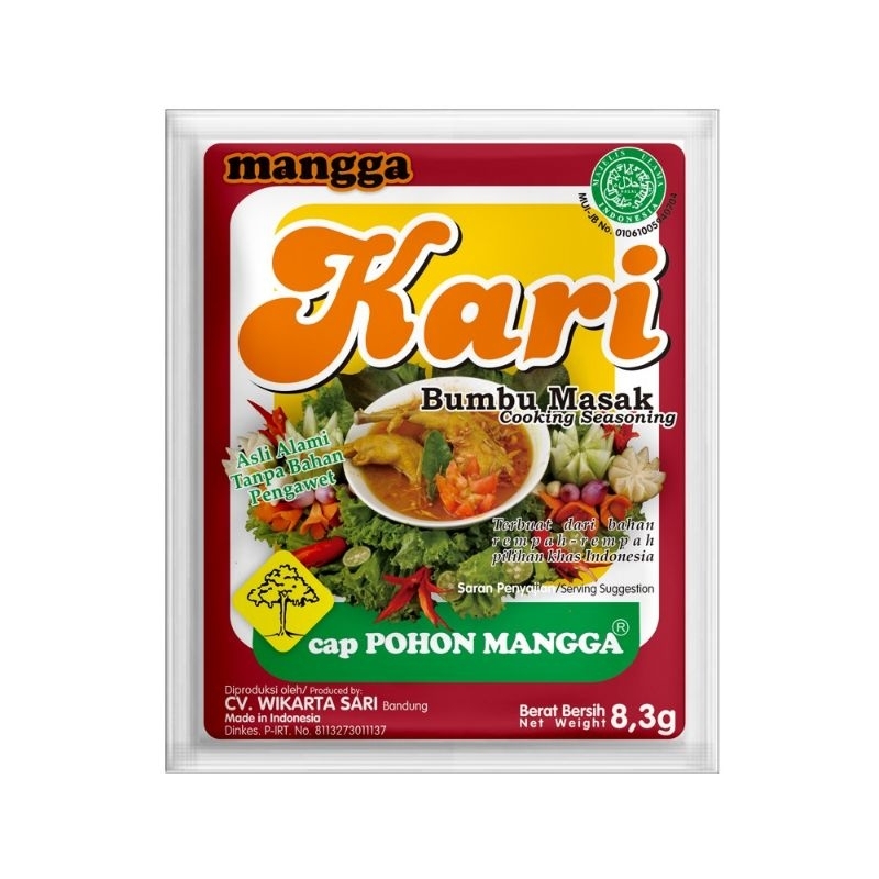 

Aneka Bumbu instan Cap Pohon Mangga 1 Pcs