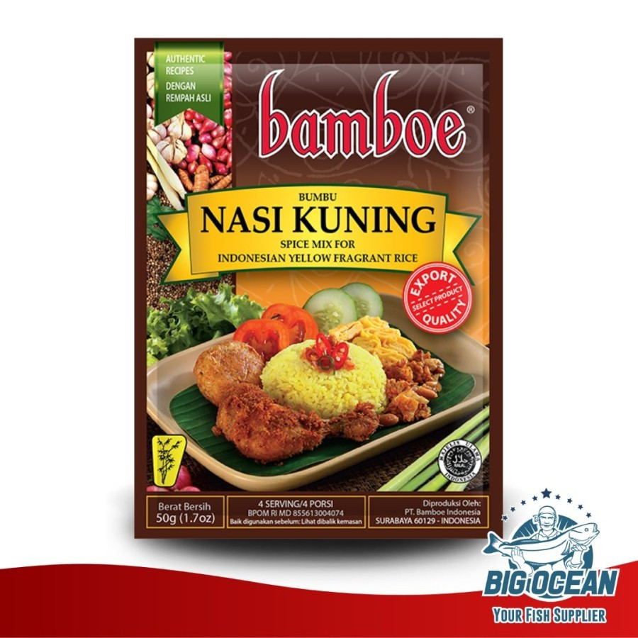 

Bamboe Bumbu Nasi Kuning Instant