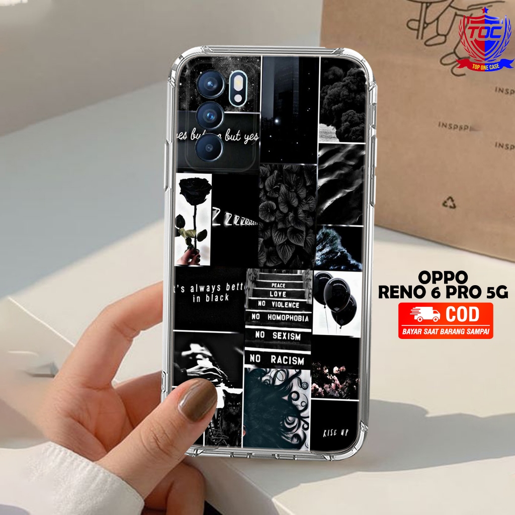 Case OPPO RENO 6 PRO 5G - Casing OPPO RENO 6 PRO 5G Terbaru TOP ONE CASE [ MOTIF 06 ] Silikon OPPO R
