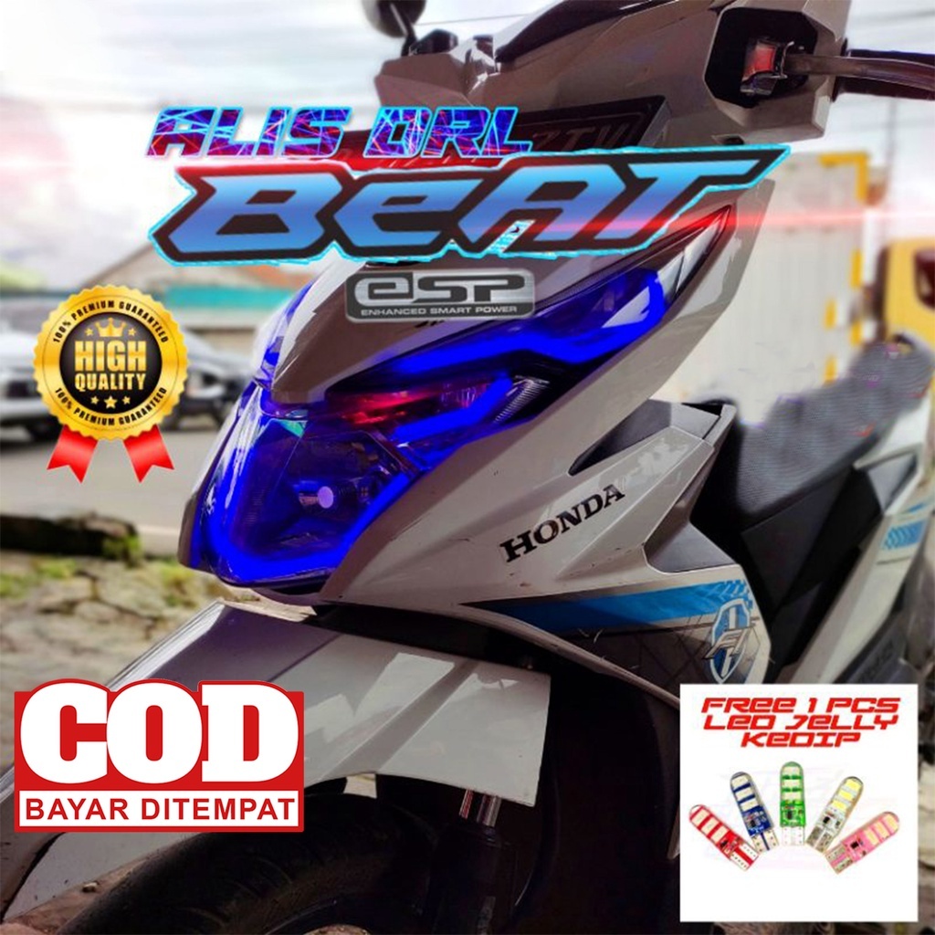 PAKET LED ALIS BEAT FI BEAT STRRET GRATIS ALIS SEIN SEPASANG ALIS BEAT ALL NEW ALIS BEAT PNP SIAP PA