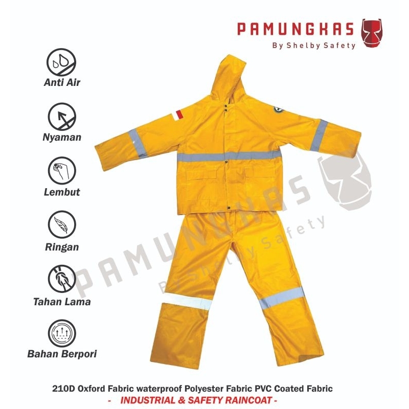 PAMUNGKAS Jas Hujan Set Industry Raincoat by PAMUNGKAS
