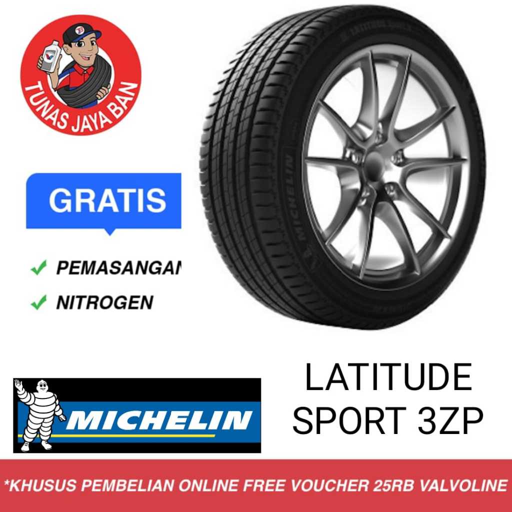 Ban Mobil Michelin Latitude Sport 3ZP 255/50 R19 Toko Surabaya 255 50 19