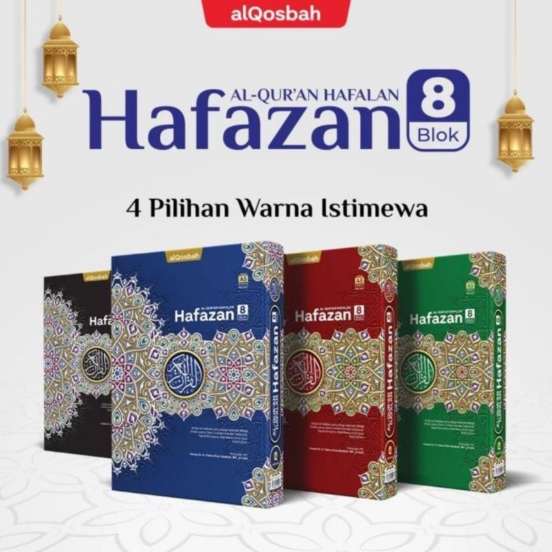 Al Quran Hafalan Hafazan 8 Blok Warna Ukuran A5