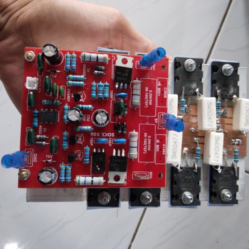 kit power amplifier super socl 506 plus final 4 set kit driver super ocl 506