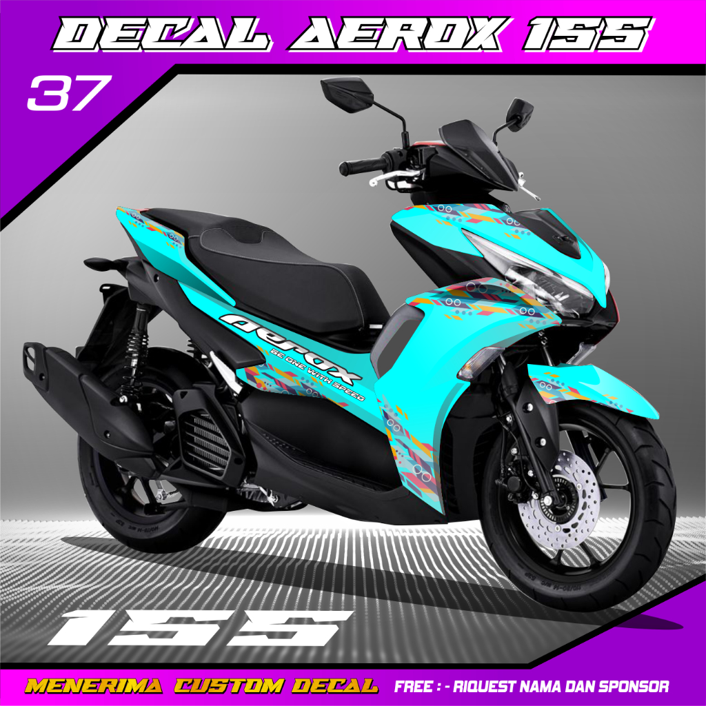 Stiker Decal Aerox New Nvx 155 Connected Full Body Tosca