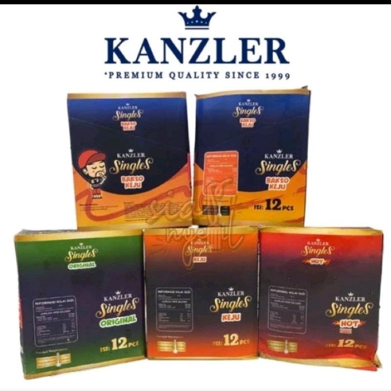 SOSIS KANZLER SINGLE 1 BOX 12 PCS