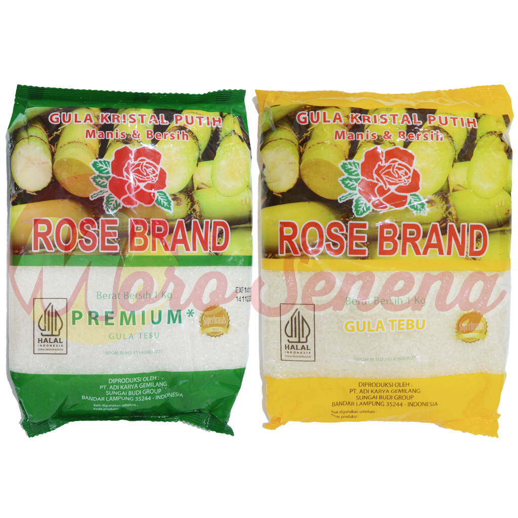 

Gula Rose Brand 1 kg Rosebrand 1kg Hijau Kuning Putih Premium Tebu