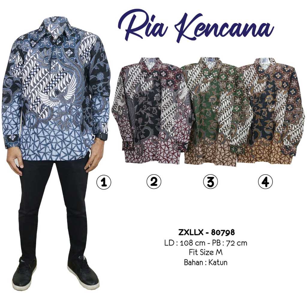 KEMEJA BATIK PRIA KEMEJA BATIK MURAH ATASAN KEMEJA BATIK RIA BATIK SOLO