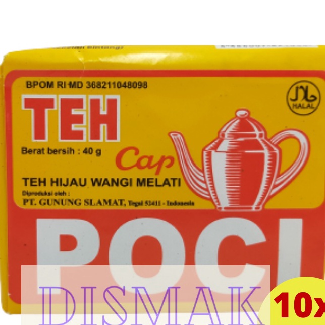 

Diskon Teh Poci Kuning Superioe 10 pcs x 40 gram
