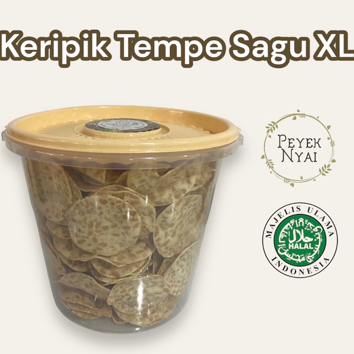 

Terkini Peyek Nyai | Keripik Tempe Sagu (XL)