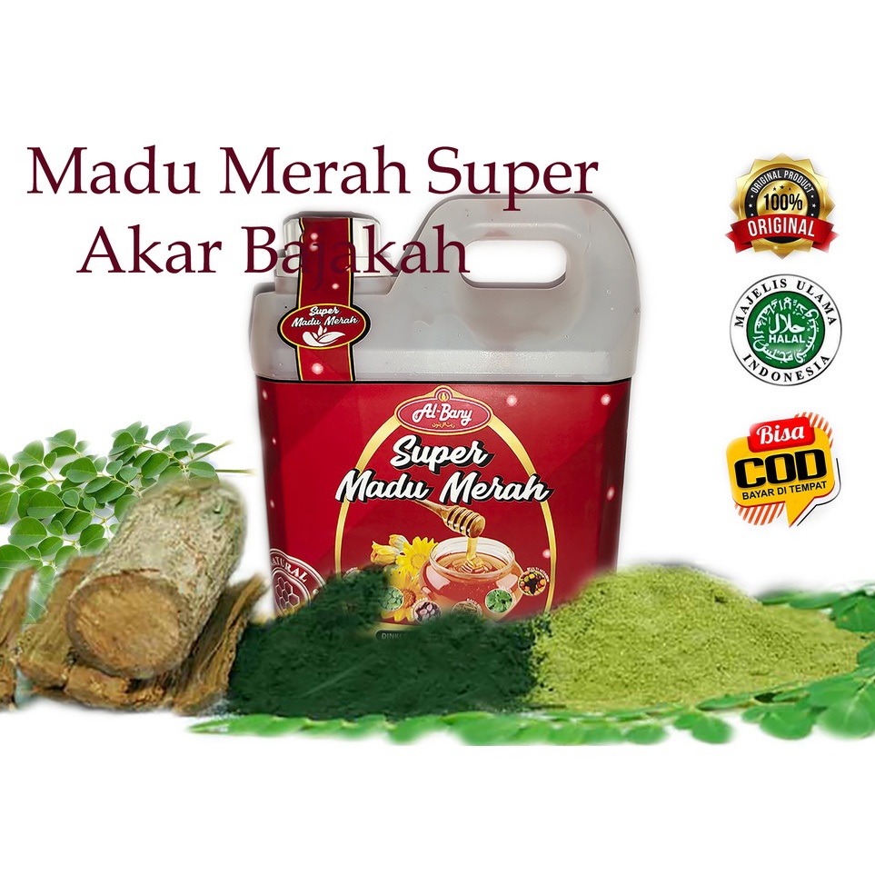 

Ready Super Madu Merah Akar Bajakah Nett 1kg ( Asli & Murni Mix Herbal )