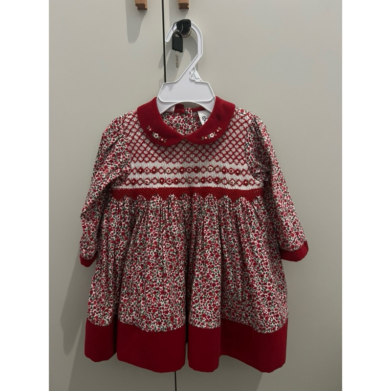 Preloved Sarah Louise Smocked Dress Baby bayi impor