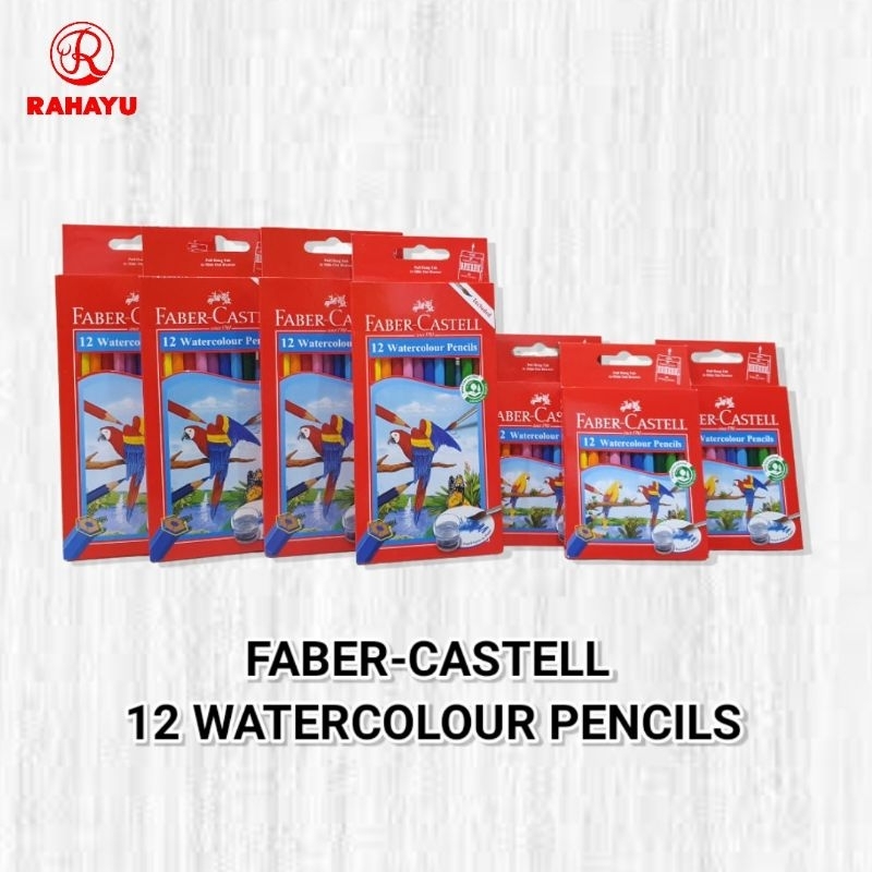 

FABER CASTELL 12 WATER COLOUR PENCILS