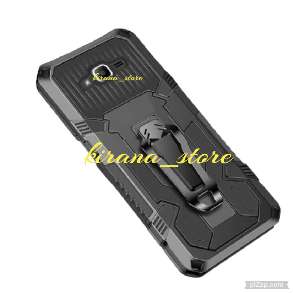 Soft Case Belt Clip SAMSUNG J2 PRIME Case Robot Belt Clip Standing Cover Armor Case Hp Icristal