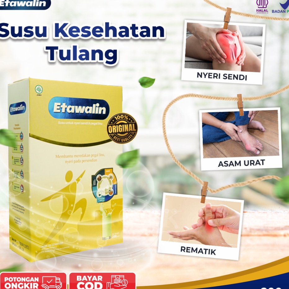 

Diskon Etawalin - Susu Kambing Etawa Untuk Meredakan Nyeri Sendi Pegal Linu Rematik Nyeri Otot dan Asam Urat