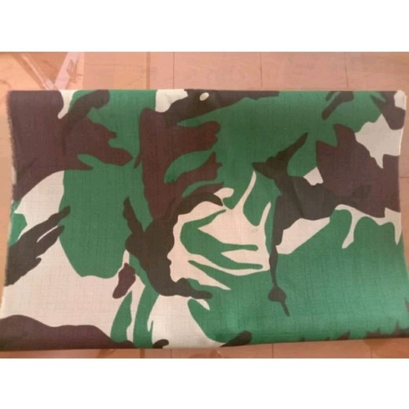 Bahan Kain Balotelli Waterproof/Tahan Air Loreng TNI Malvinas